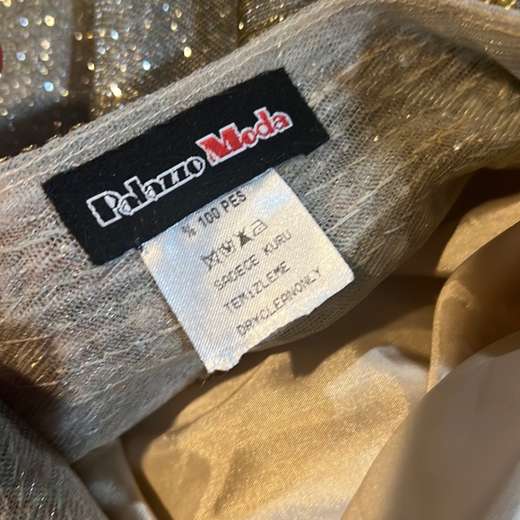 Tarik Ediz Luxury Beaded metallic Gown Gold size 6 NEW - Picture 13 of 15